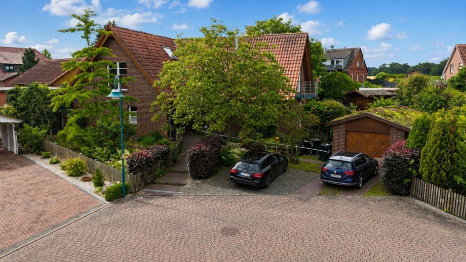 Ansicht Zufahrt Einfamilienhaus Rehburg-Loccum