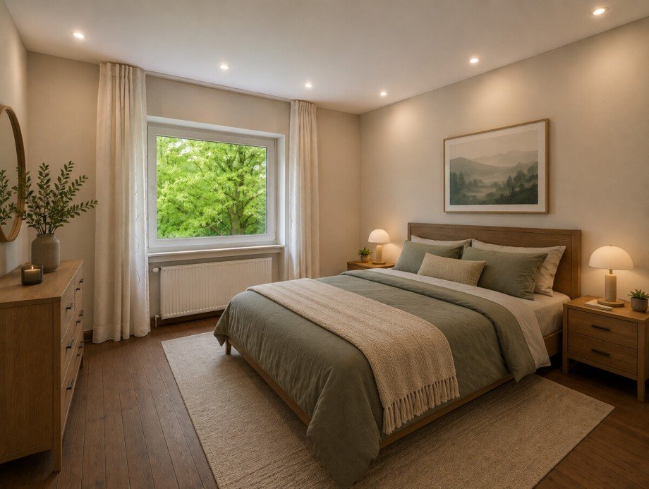 Schlafzimmer WE2 Zweifamilienhaus H�llhorst