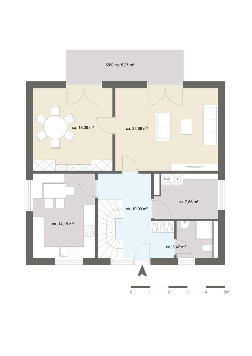 An der Kapelle 2, 32609 H�llhorst - Erdgeschoss Einfamilienhaus H�llhorst