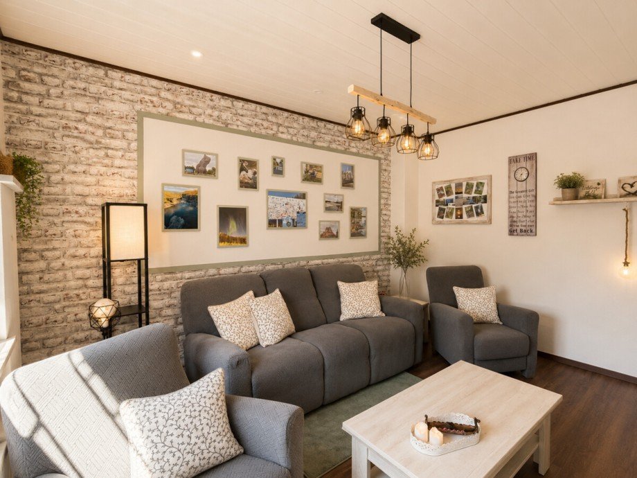 Wohnzimmer Zweifamilienhaus H�llhorst