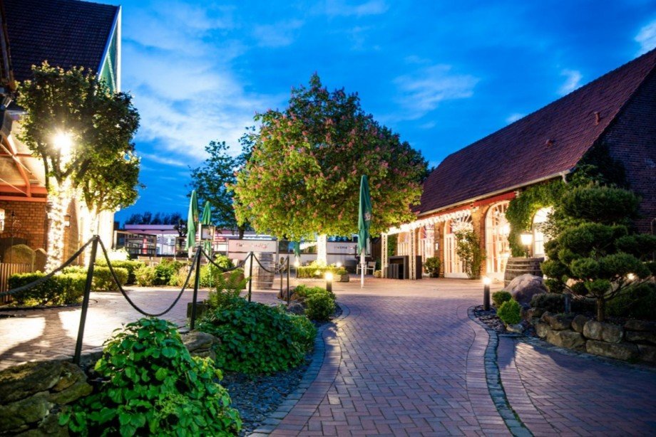 Zugang zum Biergarten Gastronomie Bad Oeynhausen
