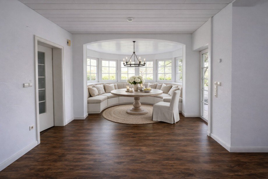 Fr�hst�cksecke Einrichtungsbeispiel Villa H�llhorst