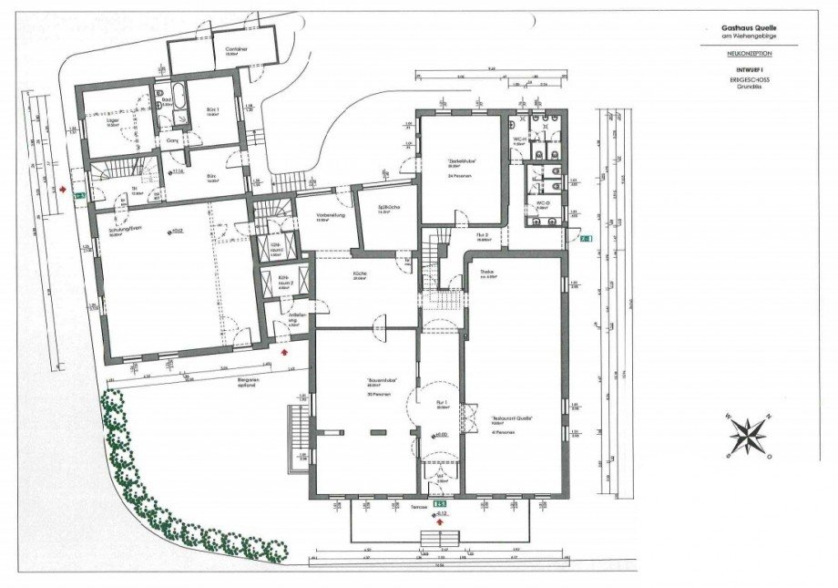 Grundriss EG Hotels Bad Oeynhausen