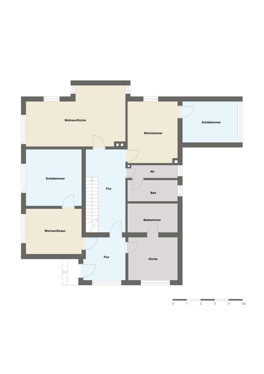 Schnathorster Str. 175, H�llhorst - Erdgeschoss Mehrfamilienhaus H�llhorst