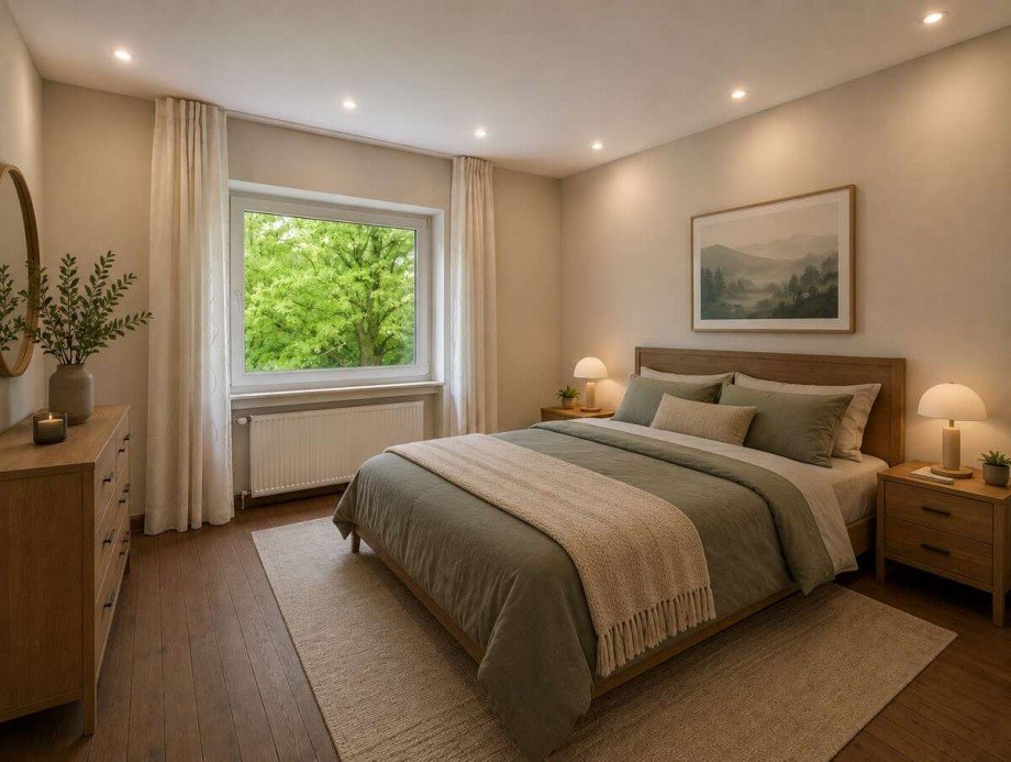 Schlafzimmer WE2 Mehrfamilienhaus H�llhorst