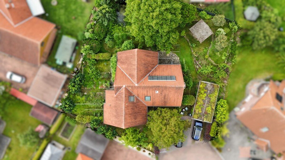 Vogelperspektive Einfamilienhaus Rehburg-Loccum