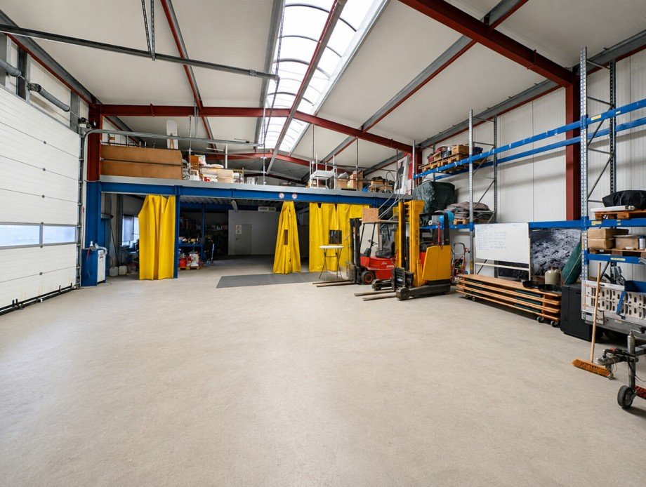 Hallenbereich mit Blick auf B�hnenlager Halle / Lager / Produktion H�llhorst / Tengern