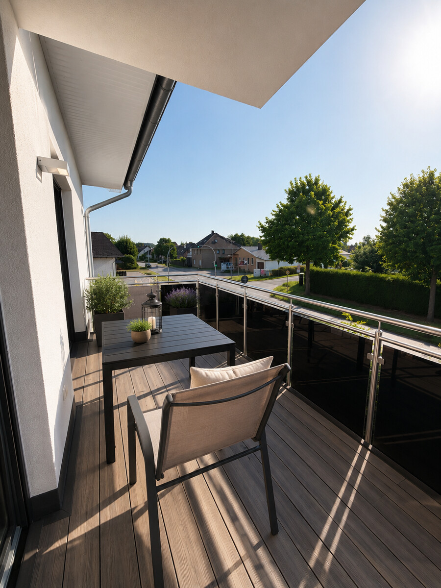 Balkon Etagenwohnung L�hne