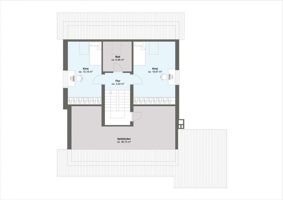 Eschenweg 9, 32609 H�llhorst - Dachgeschoss - Einfamilienhaus H�llhorst